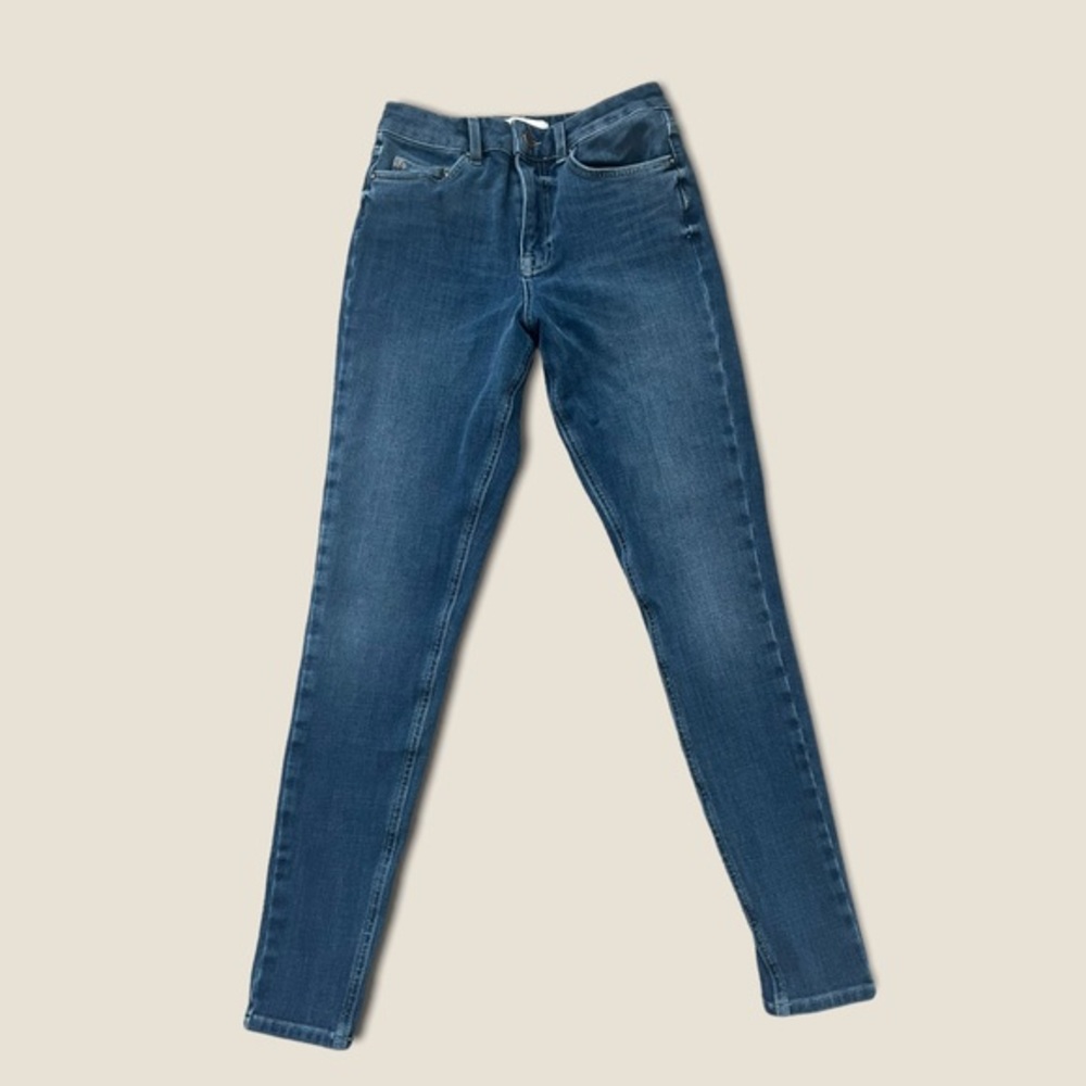 REISS Skinny Jeans Size 27 Skye Blue High Rise Slim Denim 27x29